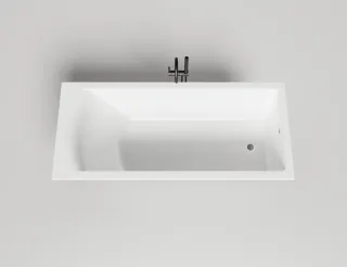 Ванна из искусственного камня Salini Cascata S-Stone 104223MRH 180x80см RAL снаружи